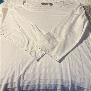 Chico's White Long Sleeve Women's Top